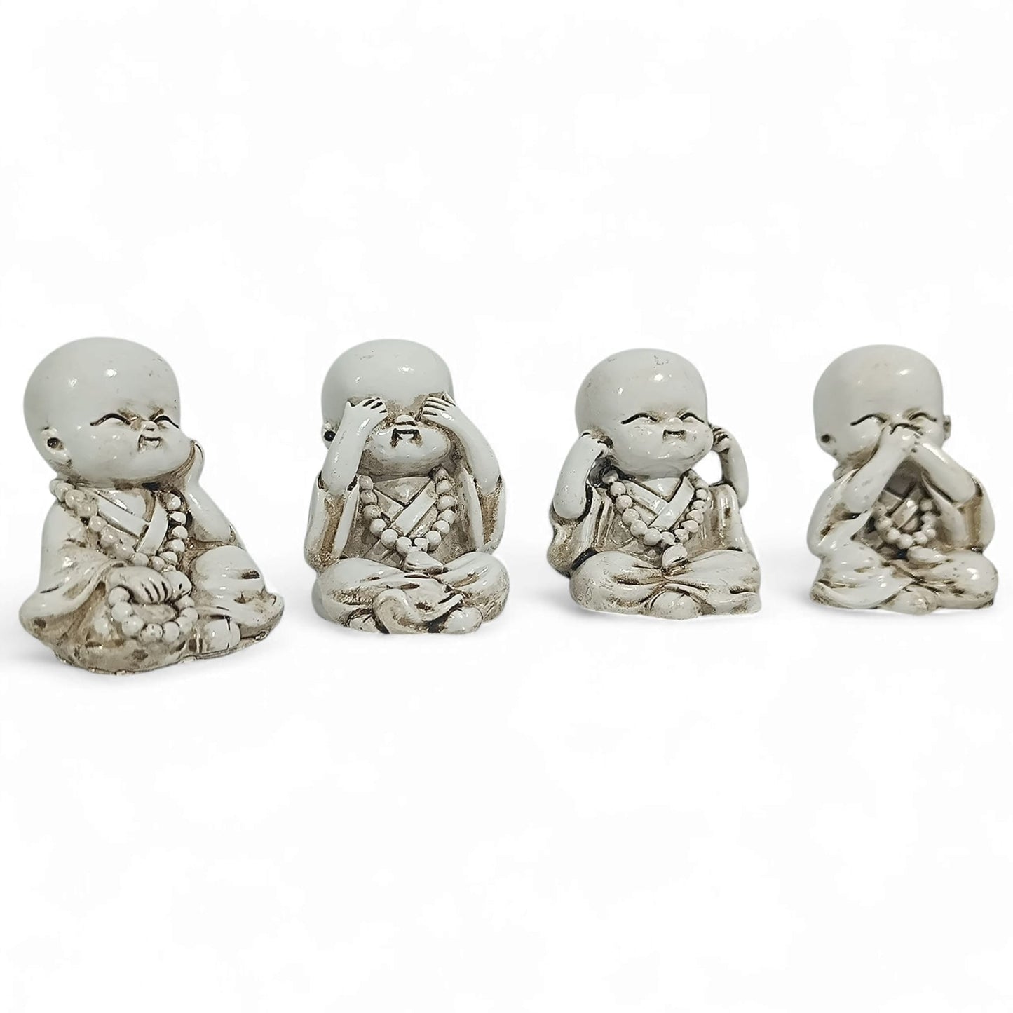 Juego Figura En Resina Buda Bebe 4 Unidades 5 Cms Aprox 600103946