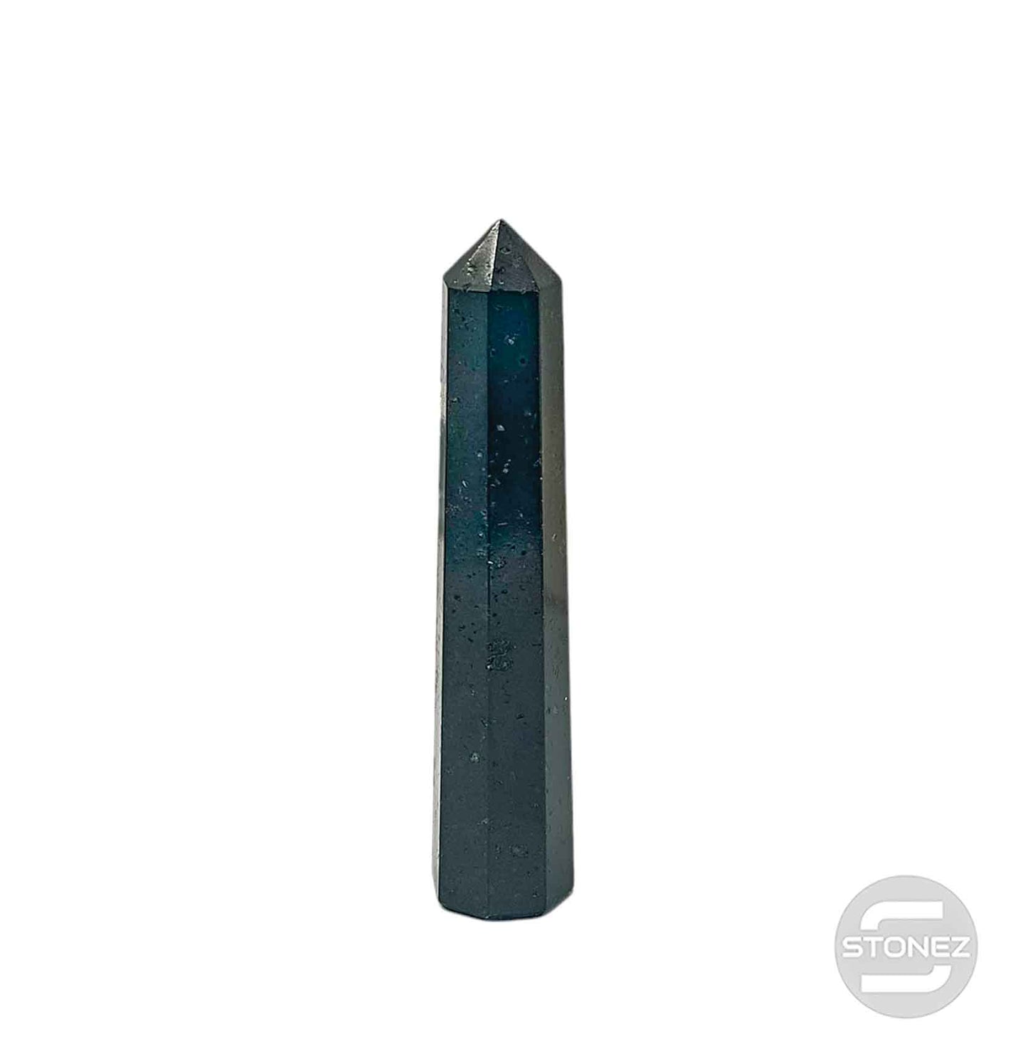 1114 Obelisco De 10 cm Aprox Piedra Turmalina 0.085 gramos PC N 49