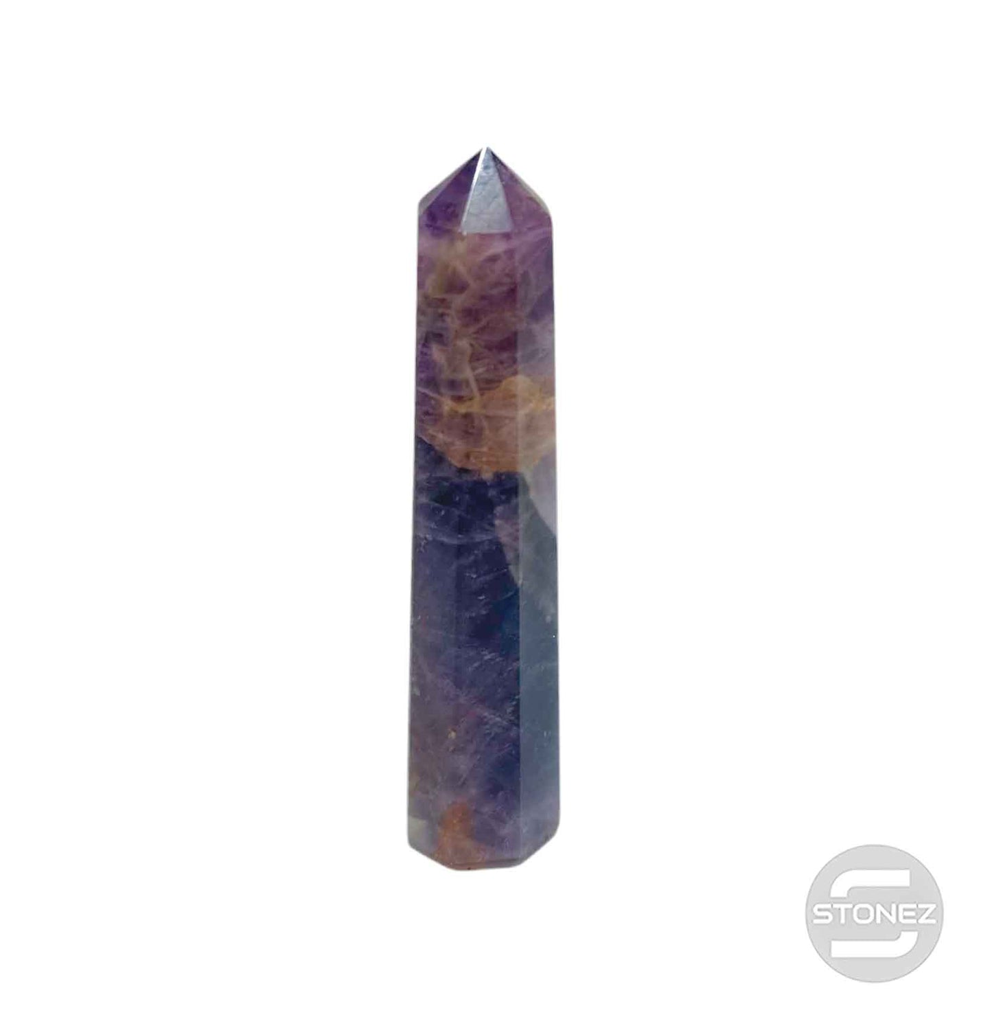 1114 Obelisco De 10 cm Aprox Amatista 0.090 gramos PC N 7