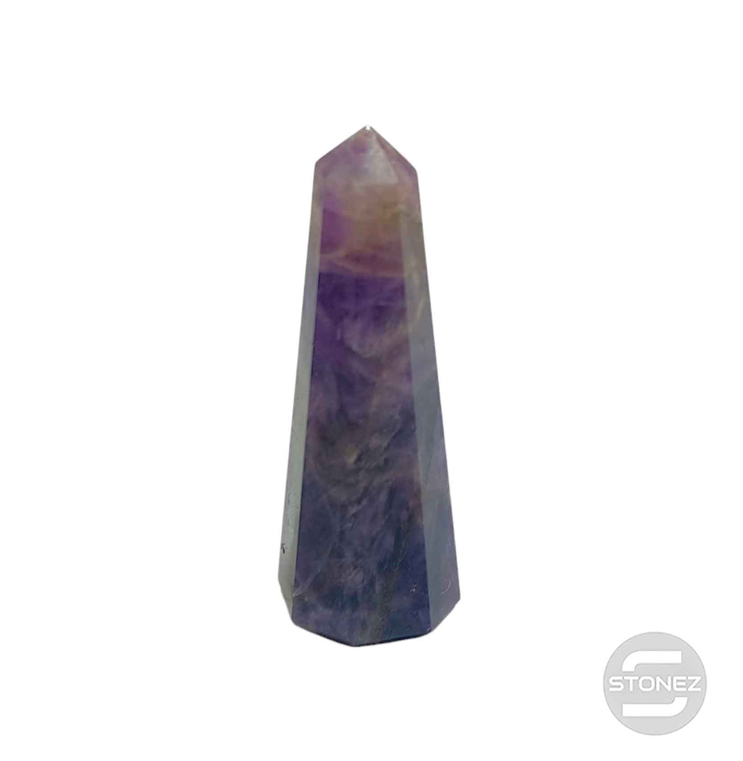1114 Obelisco De 8 cm Aprox Amatista 0.070 gramos PC N 8