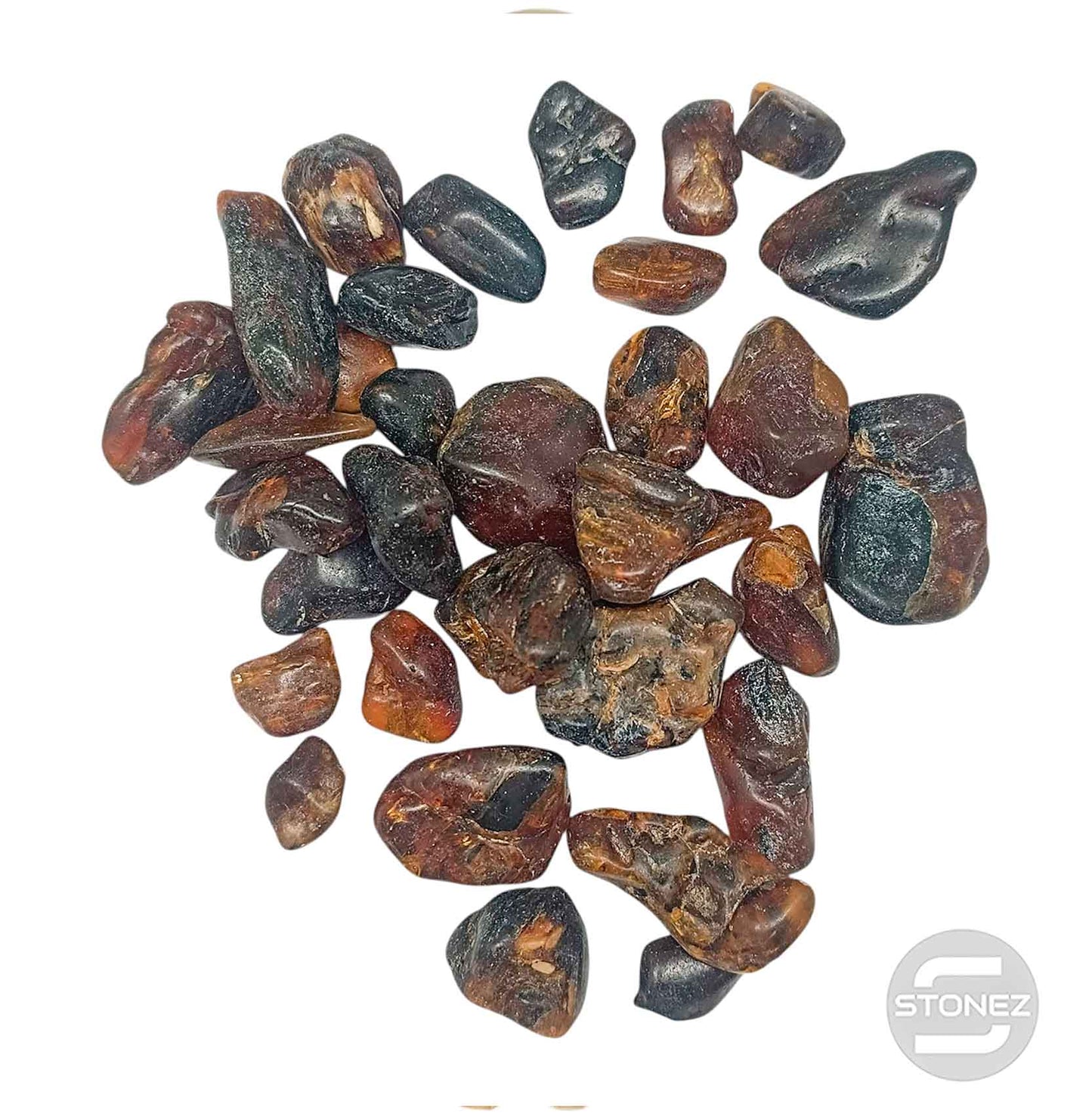 1114 Paquete 100 GRAMOS APROX AMBAR LA BOLSA ( LA FOTO ES ORIENTATIVA Y PUEDE VARIAR LAS PIEZAS)