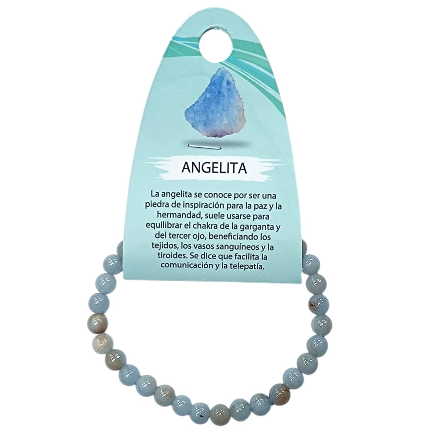 Pulsera Piedra Natural Angelita 6 mm Ref 61720
