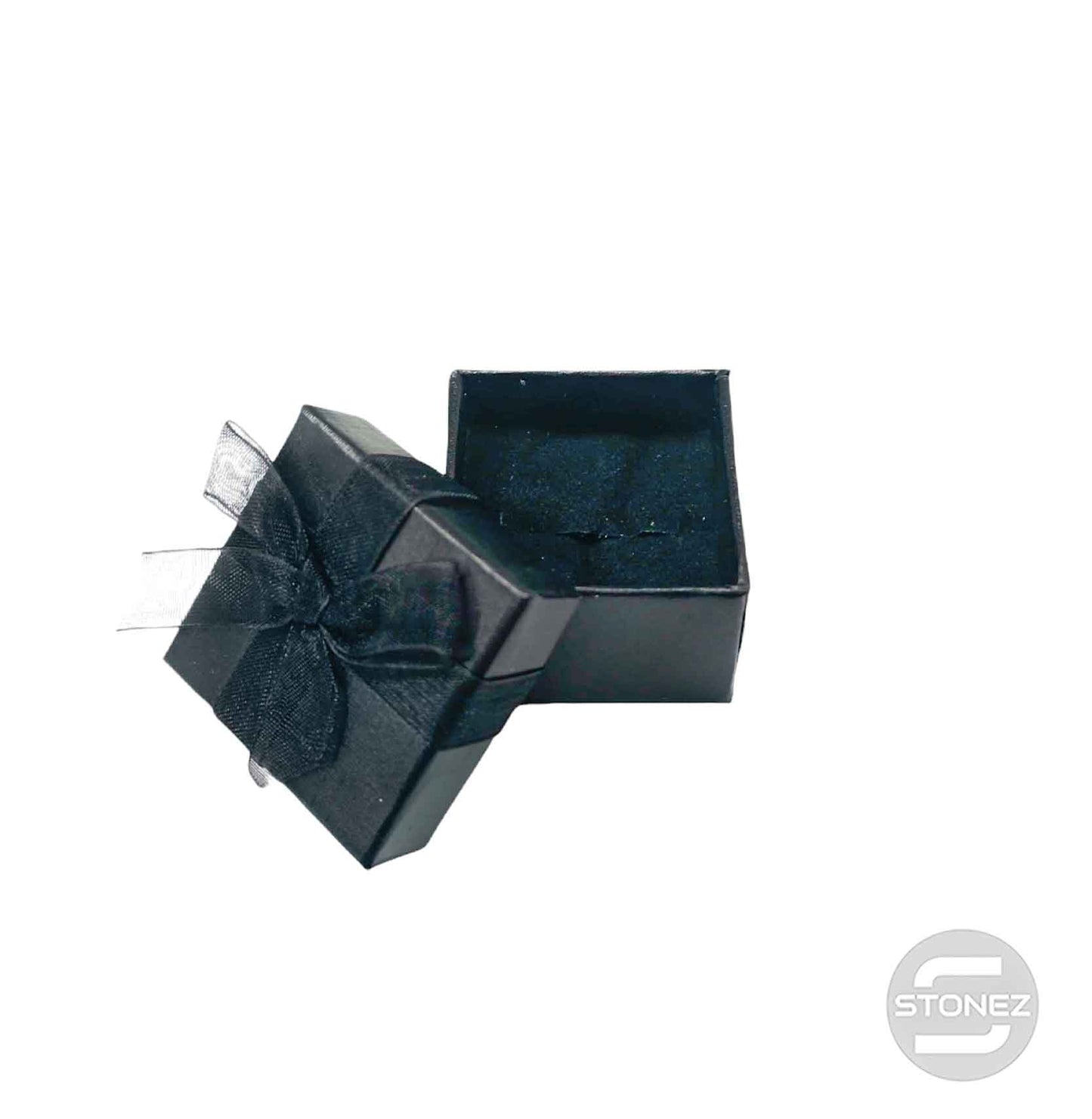 18819 Paquete 24 Cajitas De Regalo 4x4 PARA Anillos Color Negro