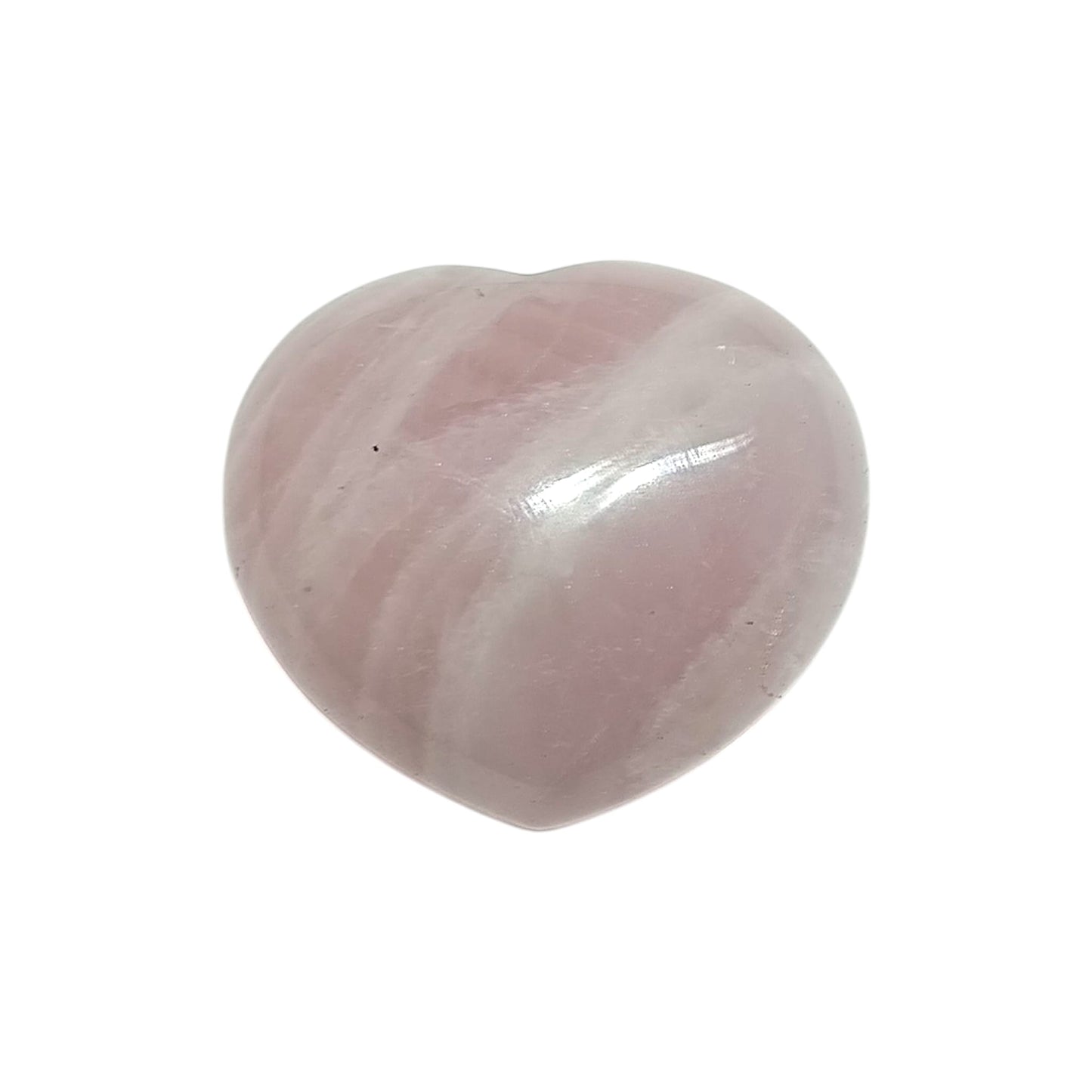 600104126 Corazón Mineral Cuarzo Rosa 4,5 Cms Aprox