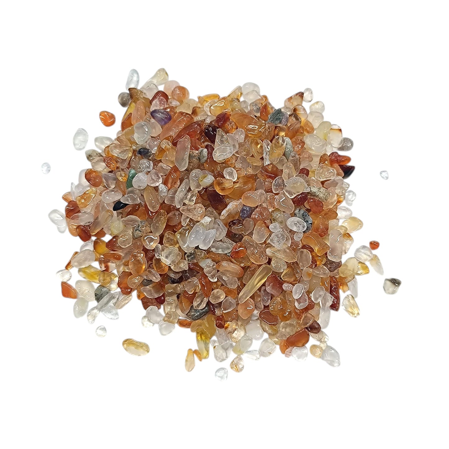 111401053-07 Bolsa 100 Gramos Piedra Chips Carneola 2 mm Aprox - stonez