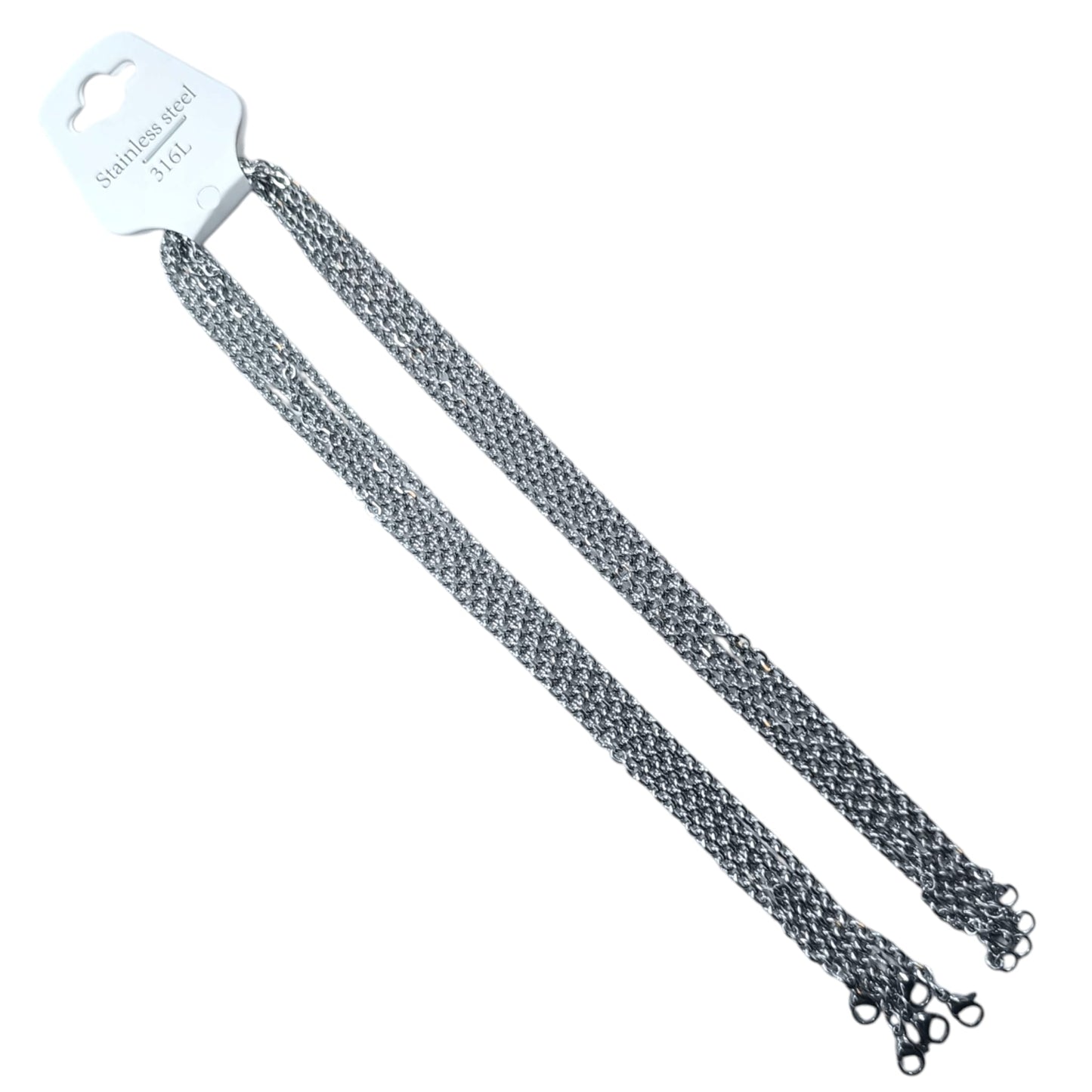 Paquete 5 Cadenas Acero 60 CMS Grosor 3 mm Aprox 600103590 A8 - stonez