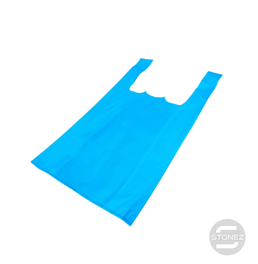 37382 Paquete 50 Bolsas Tela Color Azul 30x50 Cms Aprox