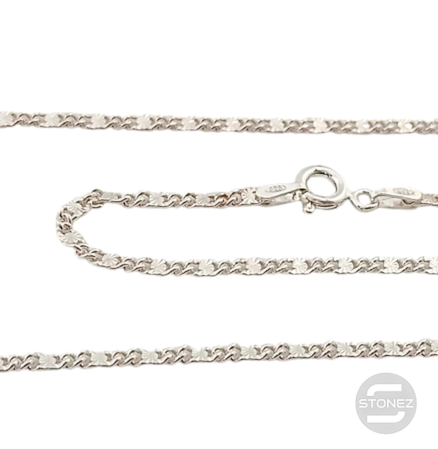 39629-45 BKC312 Cadena Plata 925 45 Cms Grosor 3x1 mm aprox