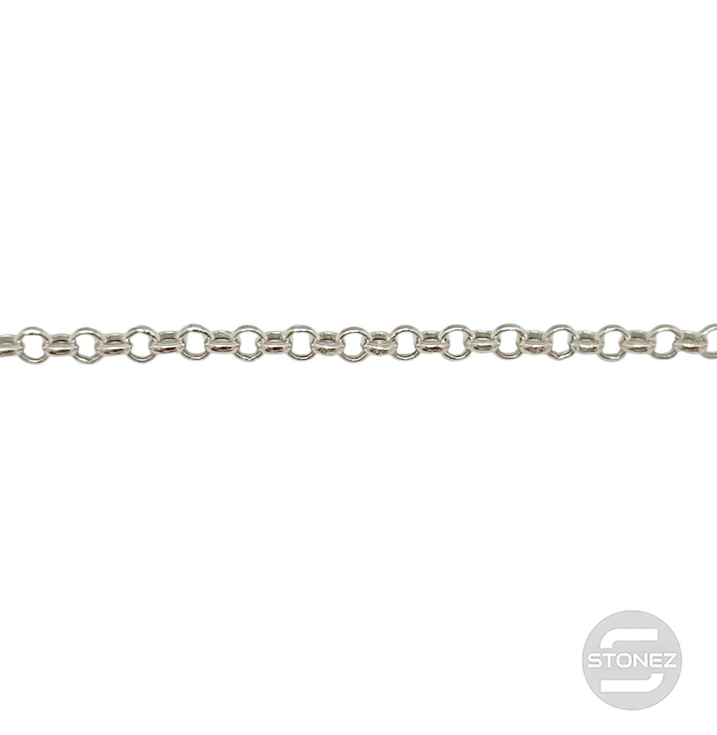 39782-40 ROLO 3 Cadena Plata 925 40 Cms Grosor 3 mm aprox