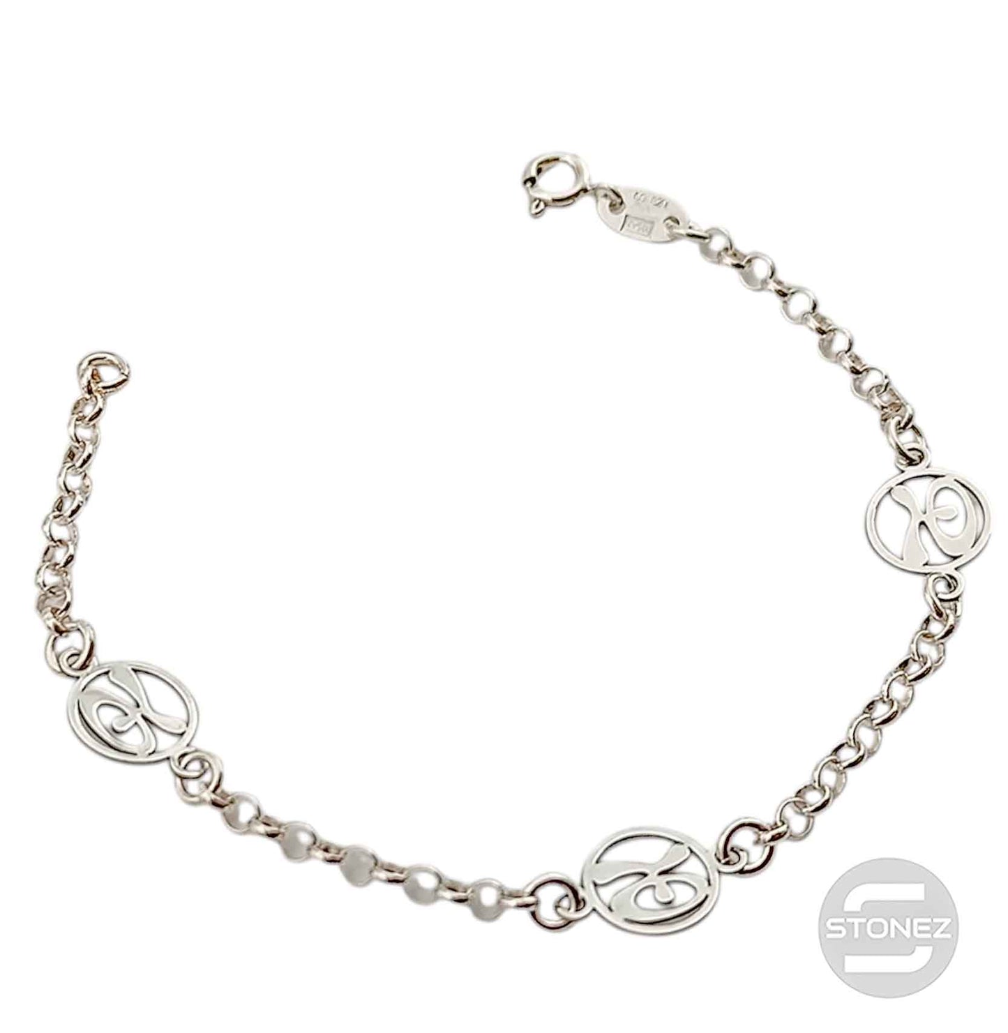 400701518 Pulsera Indalo Plata 925 18 Cms Aprox