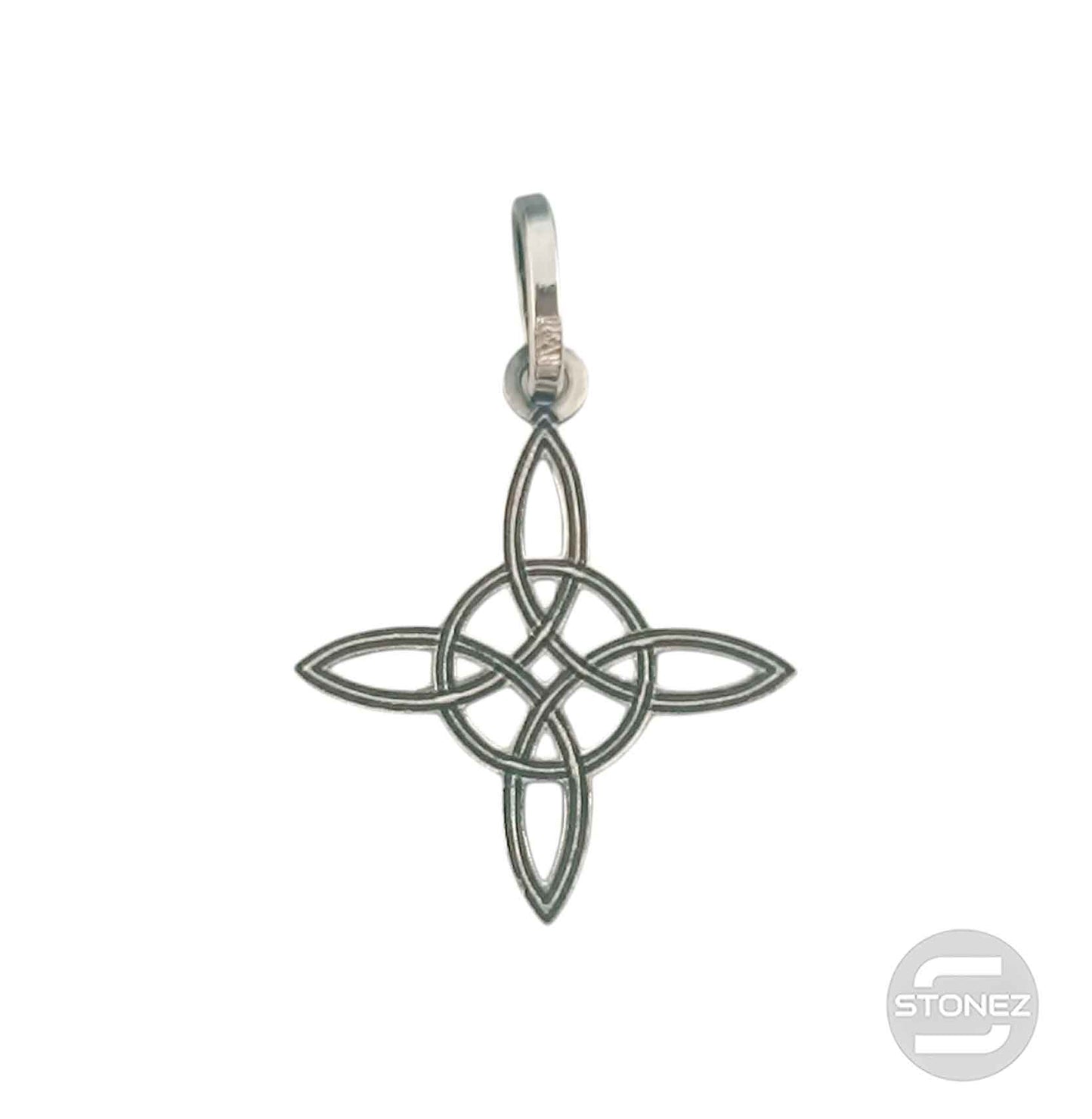 400701531 Colgante De Plata 925 Nudo De Bruja 23 mm