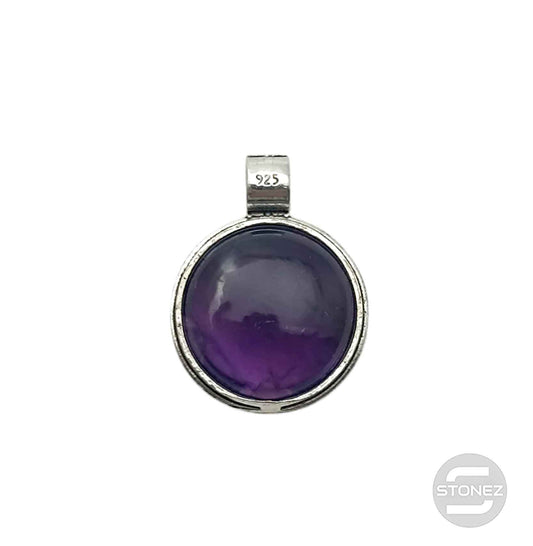 400802940 Colgante Doble Cara Plata 925 Gotlant Amatista 13 mm Aprox (UNIDADES LIMITADAS)