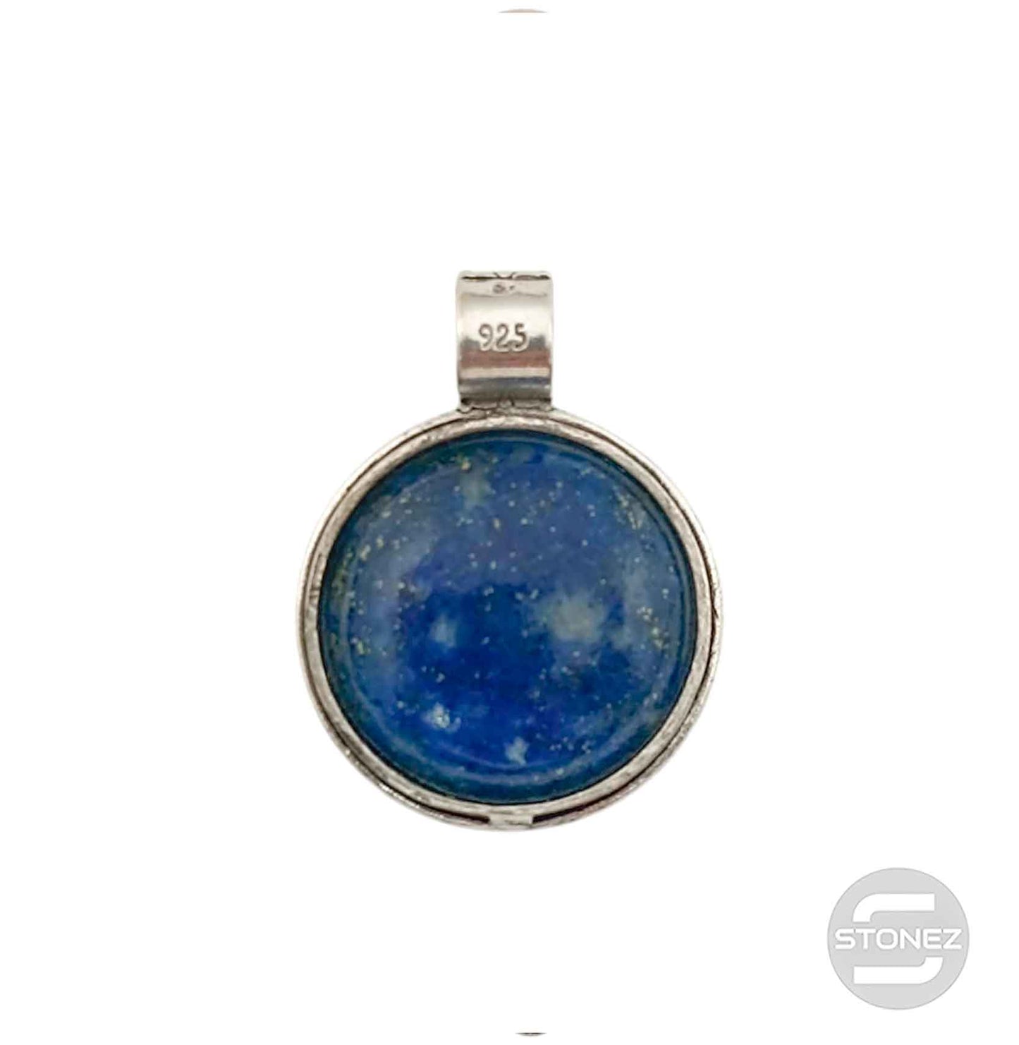 400802940 Colgante Doble Cara Plata 925 Gotlant Lapislazuli 13 mm Aprox (UNIDADES LIMITADAS)