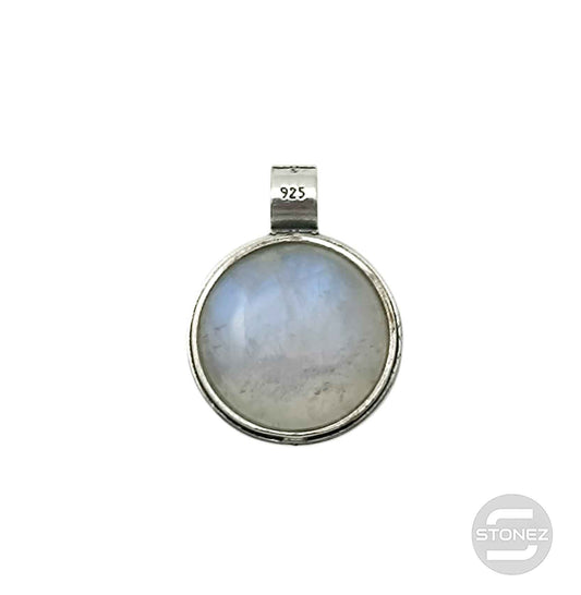 400802940 Colgante Doble Cara Plata 925 Gotlant Piedra Luna 13 mm Aprox (UNIDADES LIMITADAS)
