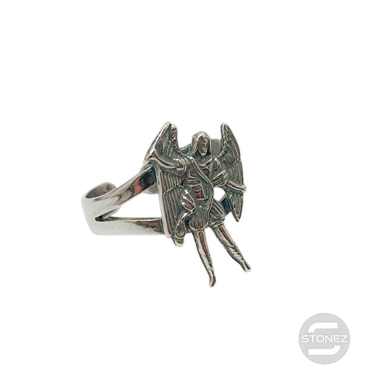 400802985 Anillo Plata De Ley 925 San Miguel Adaptable