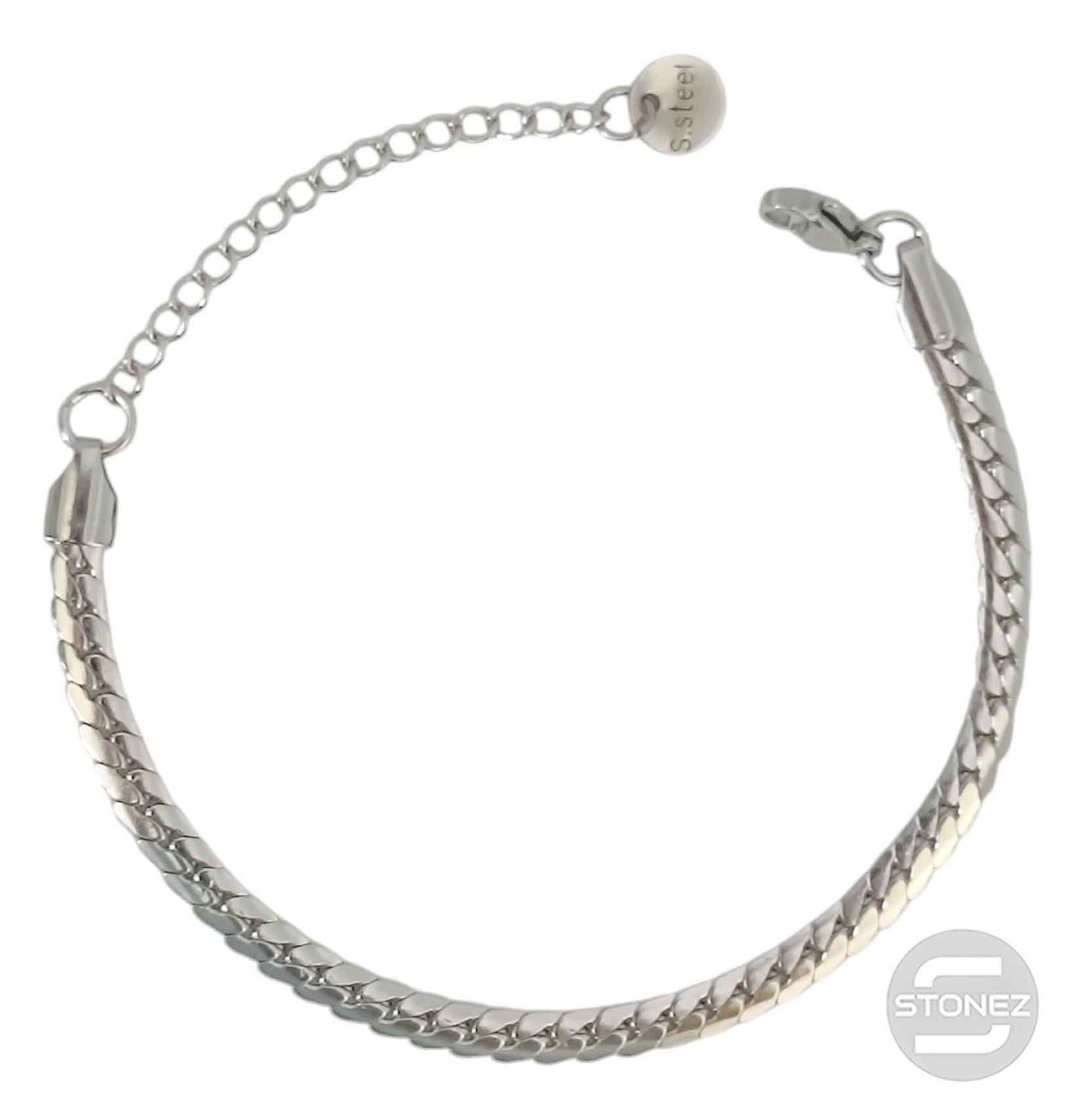 401102367-01 Pulsera Mujer Acero Brazalete 17+5 Cms Aprox
