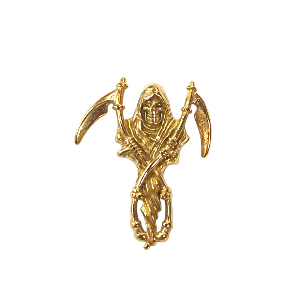 Colgante Acero Dorado Santa Muerte 40 mm REF 600104128-07