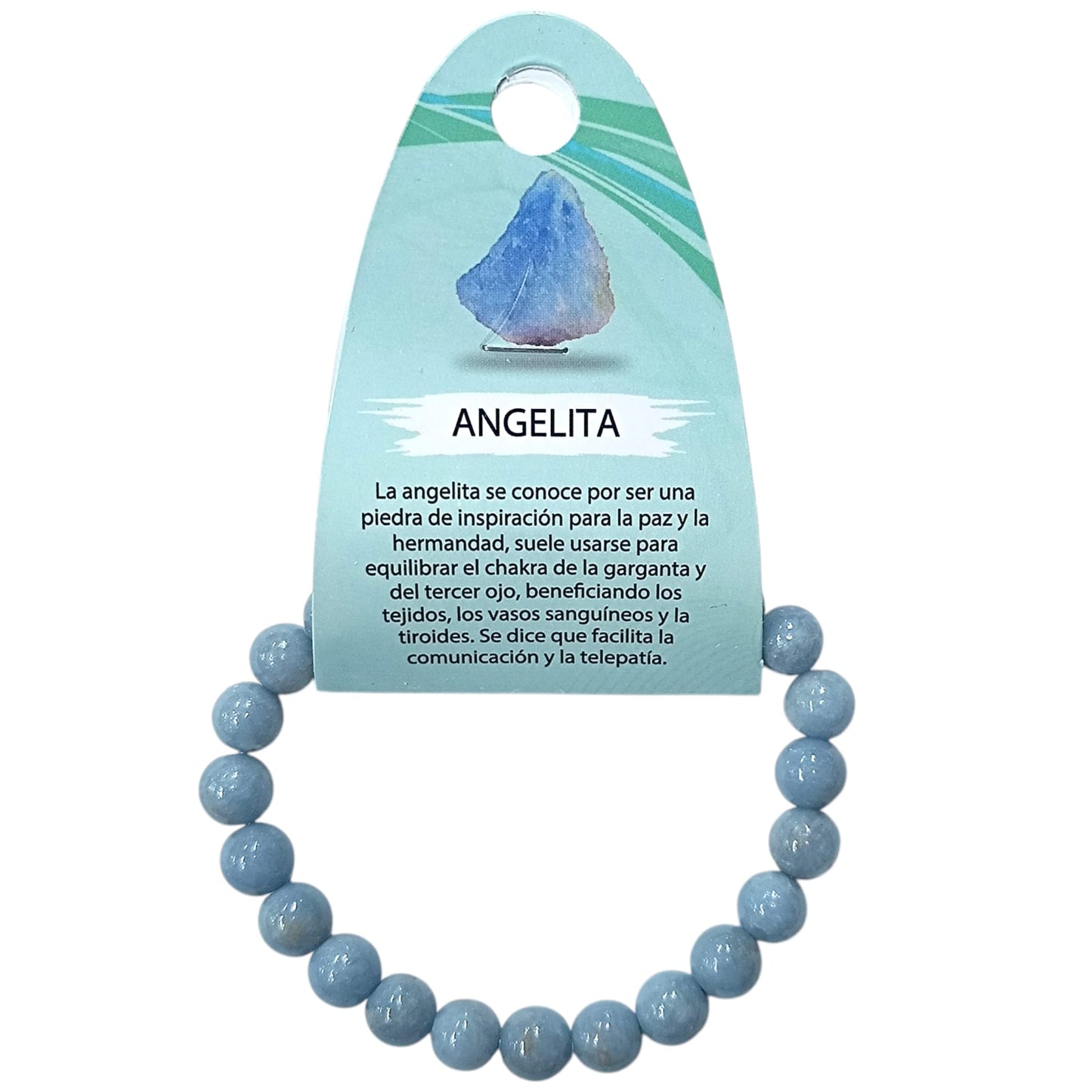 Pulsera Piedra Natural Angelita 8 mm 61722