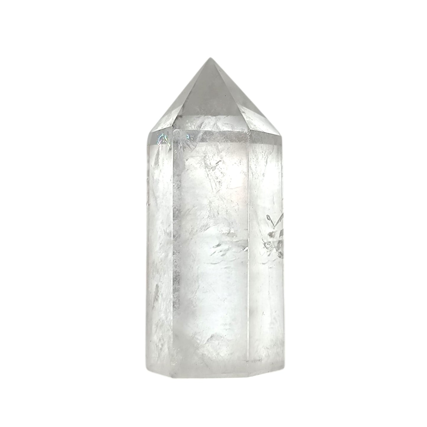 Obelisco Cuarzo Blanco 4,5 Cms 40 gramos Aprox