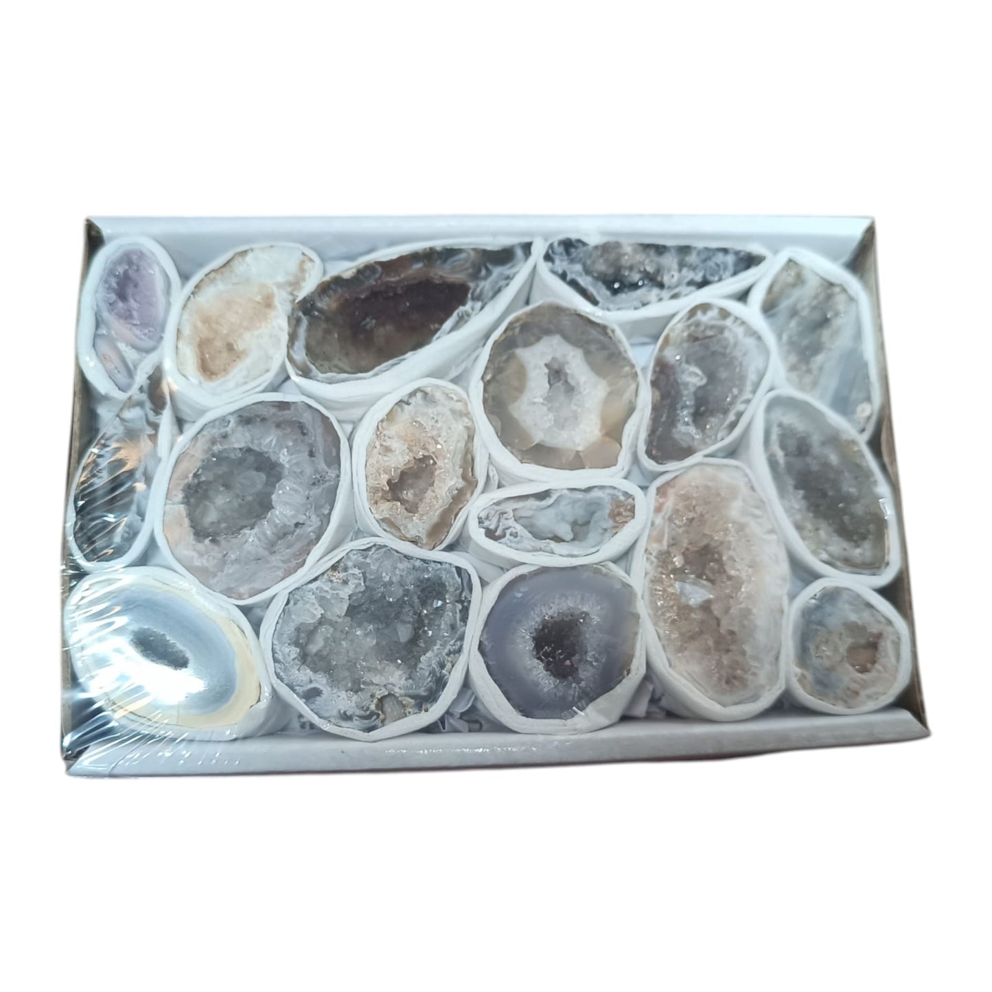 Caja De Minerales Geodinas De Ágata 401002964