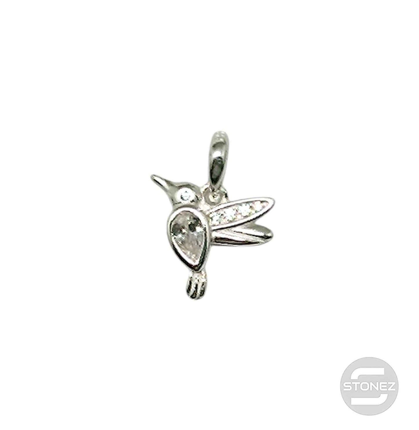 500202719-01 Colgante Plata 925 Colibri Con Circonita Color 11 mm Aprox