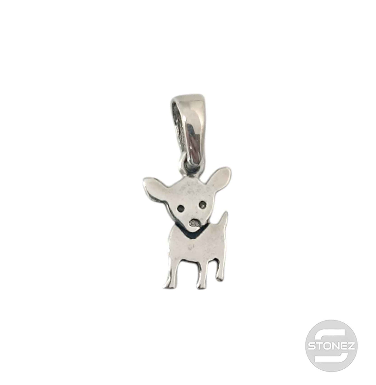 500203172 Colgante De Plata 925 Perro 9x14 mm