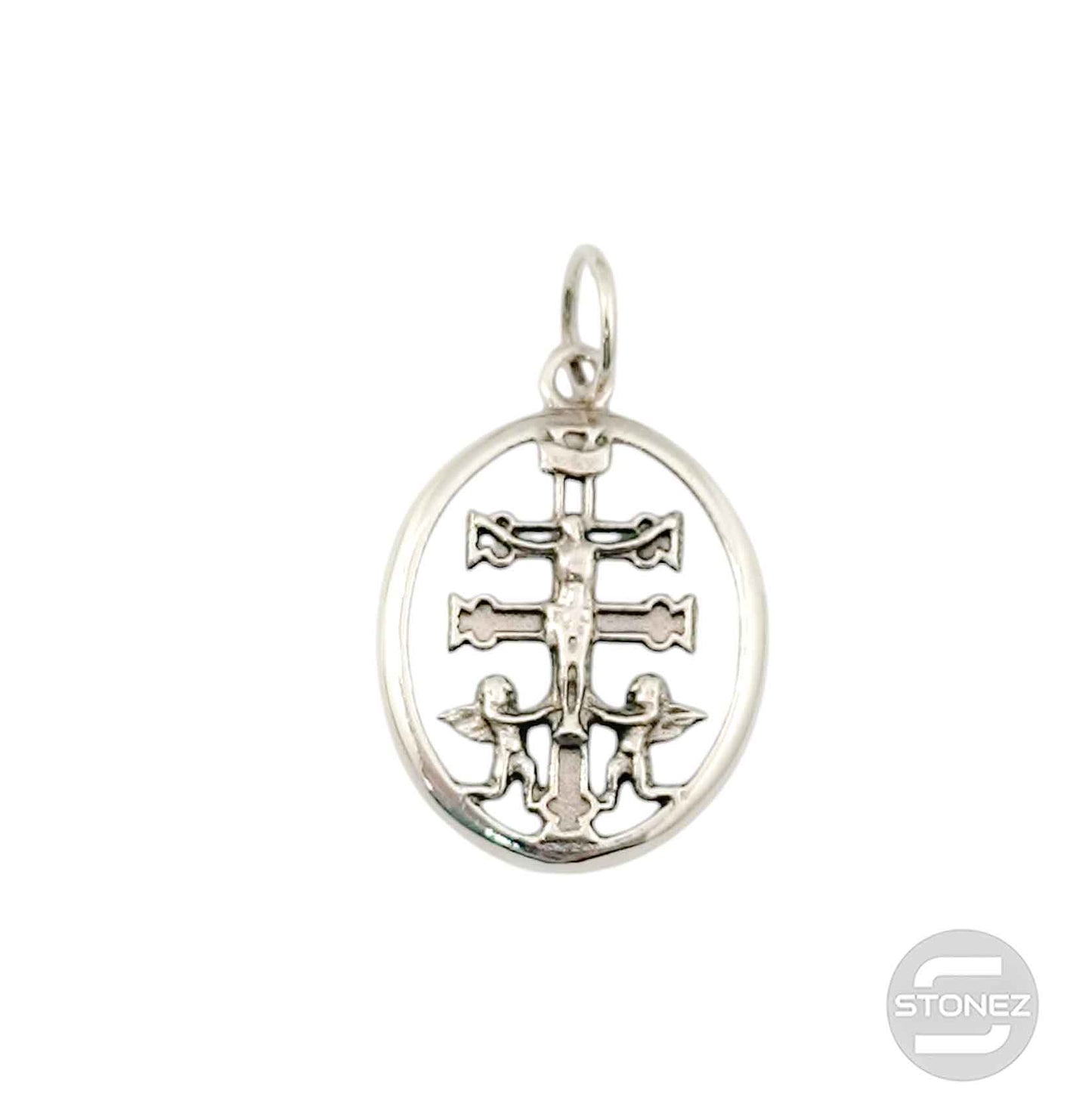 500303096 Colgante De Plata 925 Cruz Caracava 20x17 mm