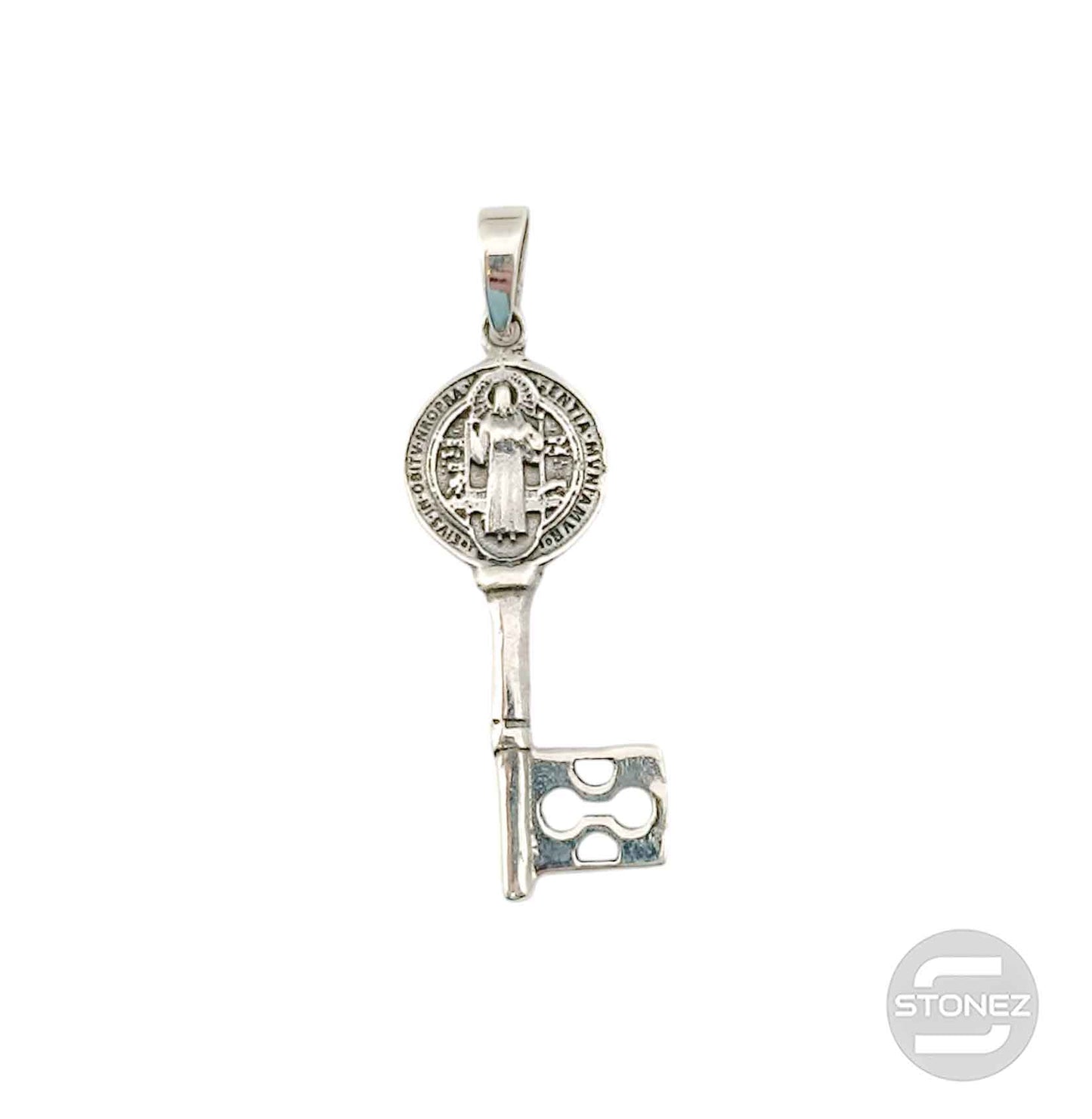 500303104 Colgante De Plata 925 Llave San Benito 27 mm