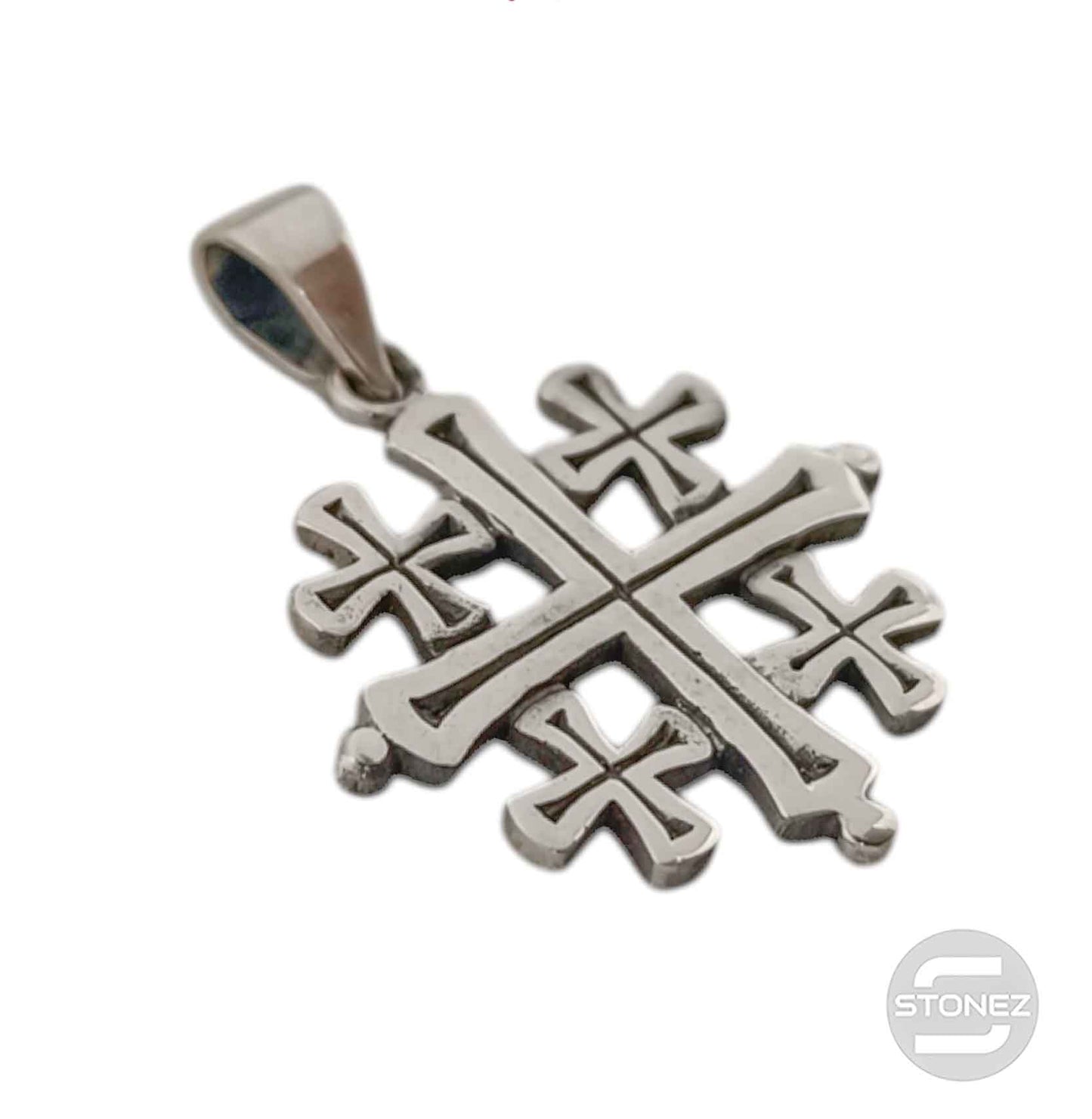 50078 Colgante Cruz De Plata 925 30x27 mm