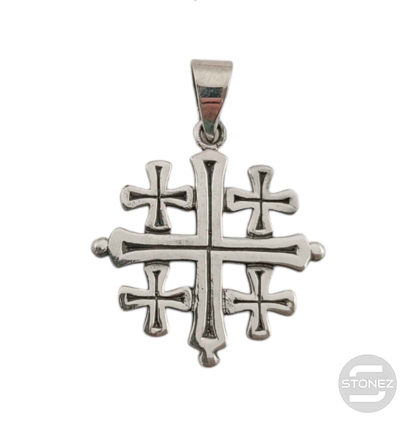 50078 Colgante Cruz De Plata 925 30x27 mm