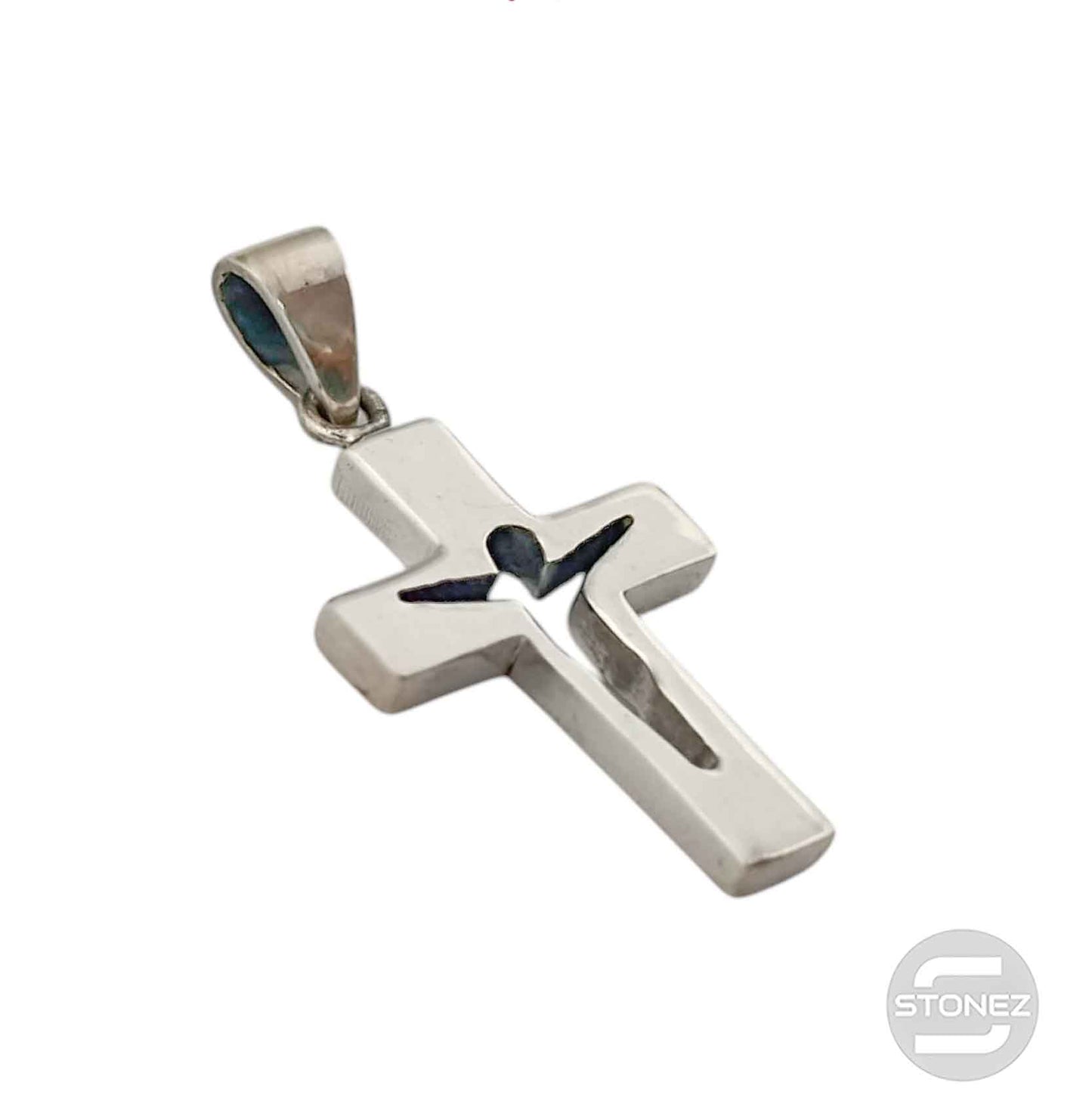 50304 Colgante Cruz De Plata 925 19x31 mm