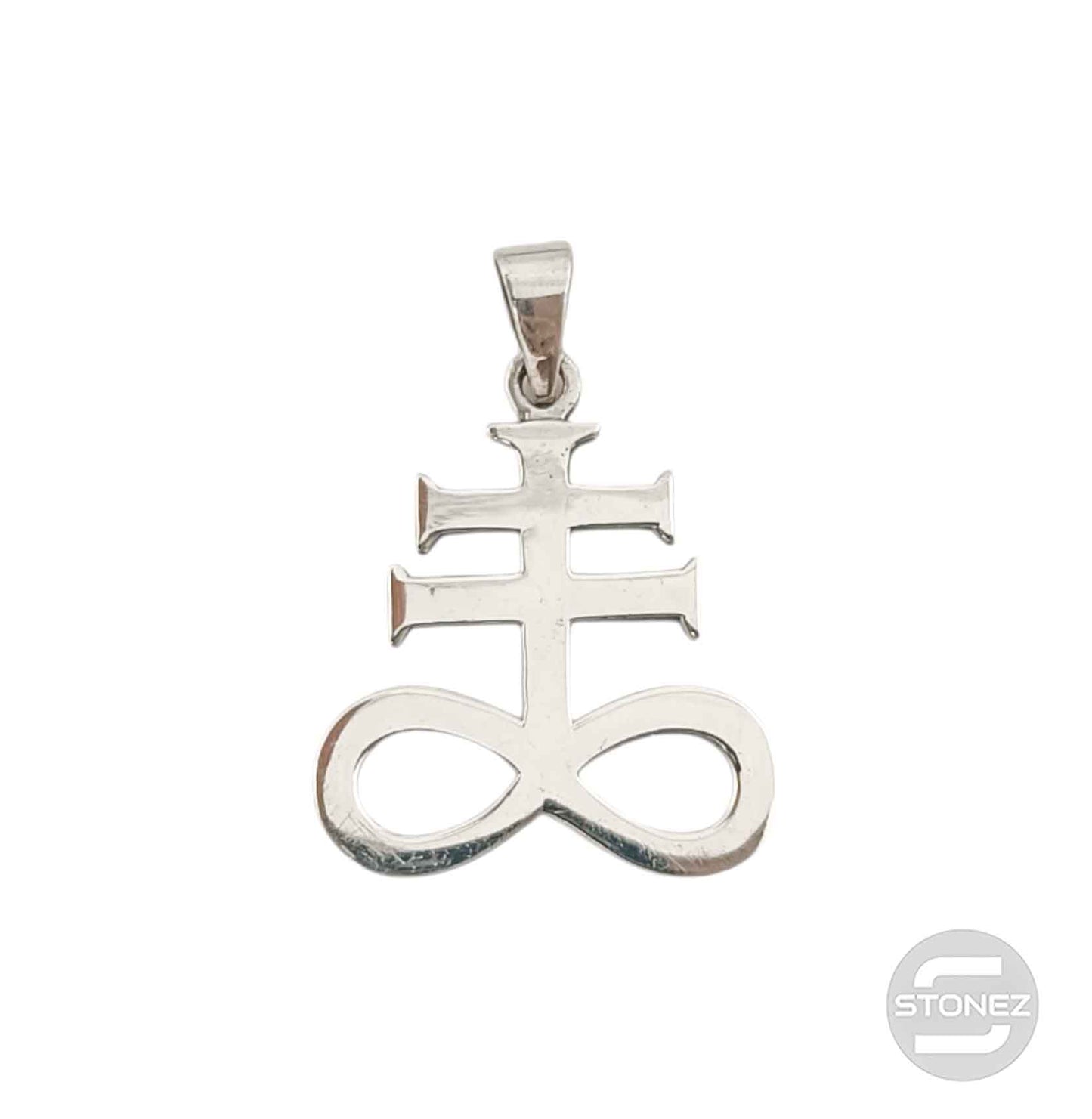 50374 Colgante De Plata 925 Cruz Leviatan 25x30 mm