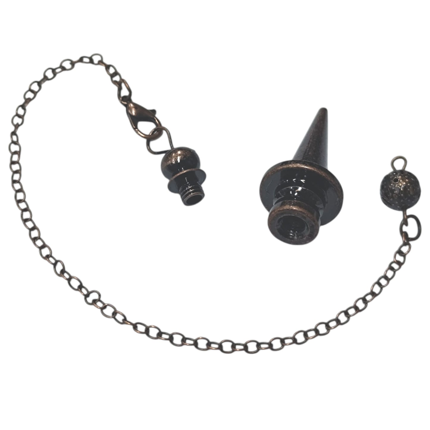 Pendulo Metal Color Bronce Parte Superior Con Rosca Para Testigo 112201003-16