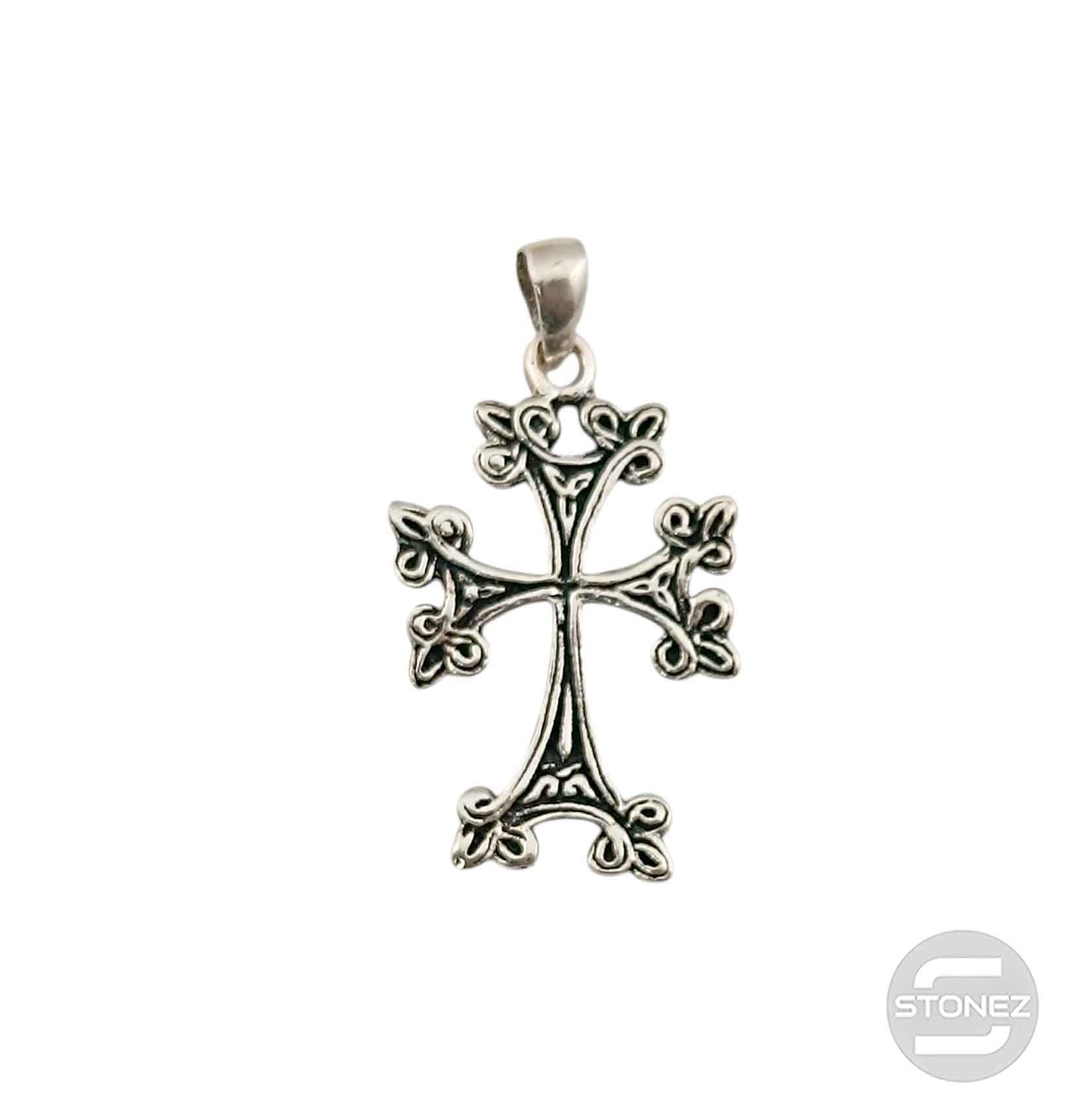 52057 Colgante Cruz De Plata 925 27x12 mm