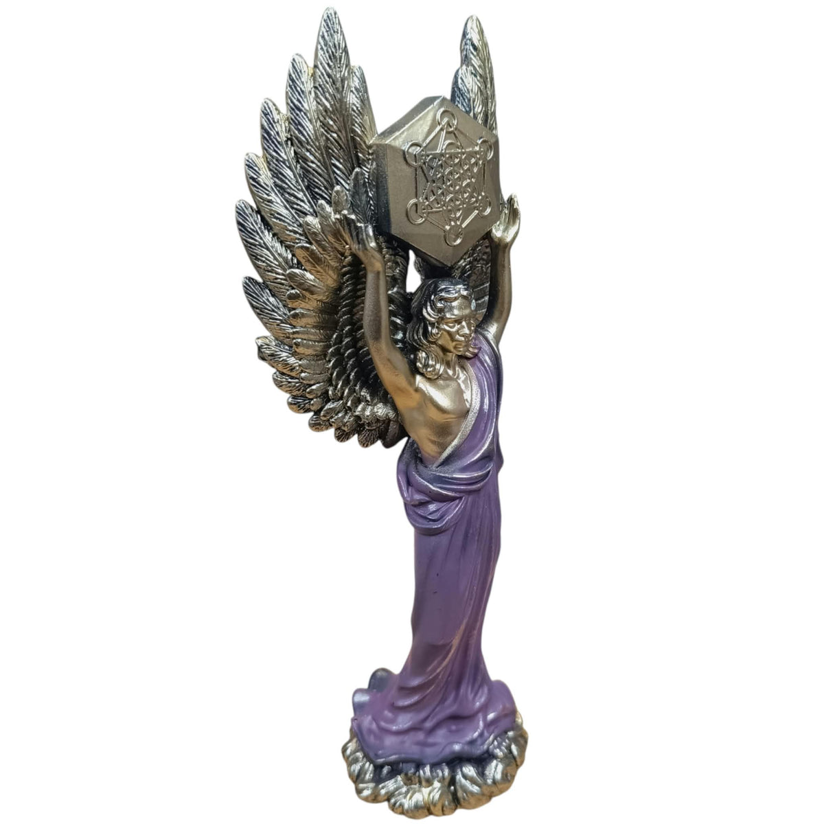 Figura En Resina Diosa Metratón 27 Cms Aprox Color Morado REF 600104490