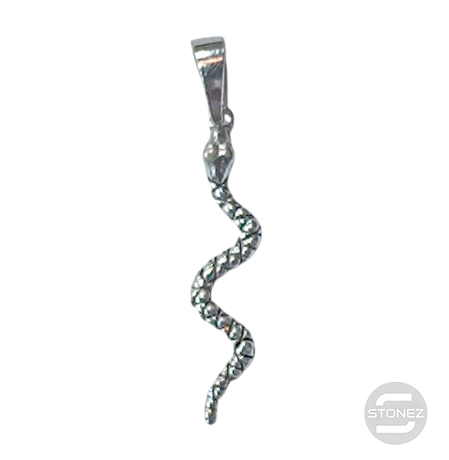 55841 Colgante De Plata Serpiente 24 mm