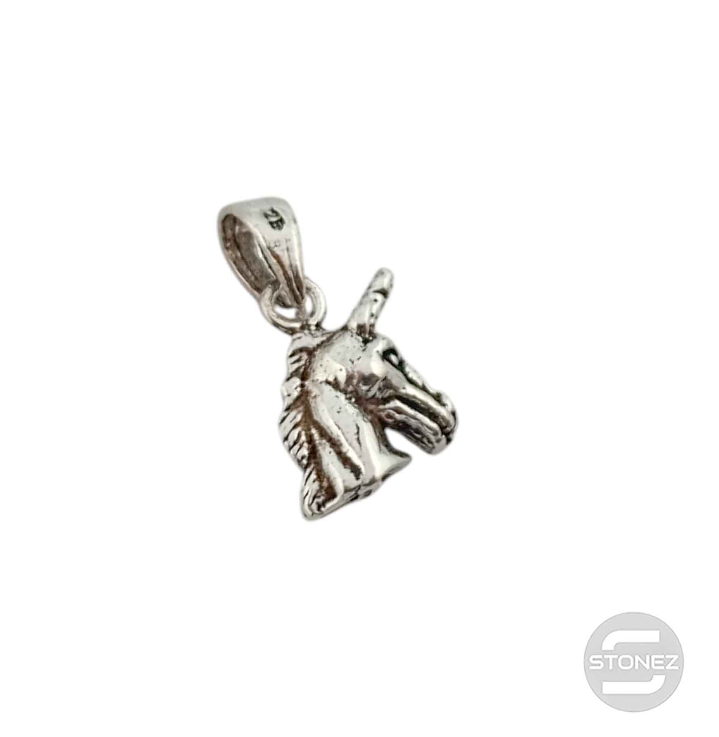 55961 Colgante De Plata 925 Unicornio 11 mm