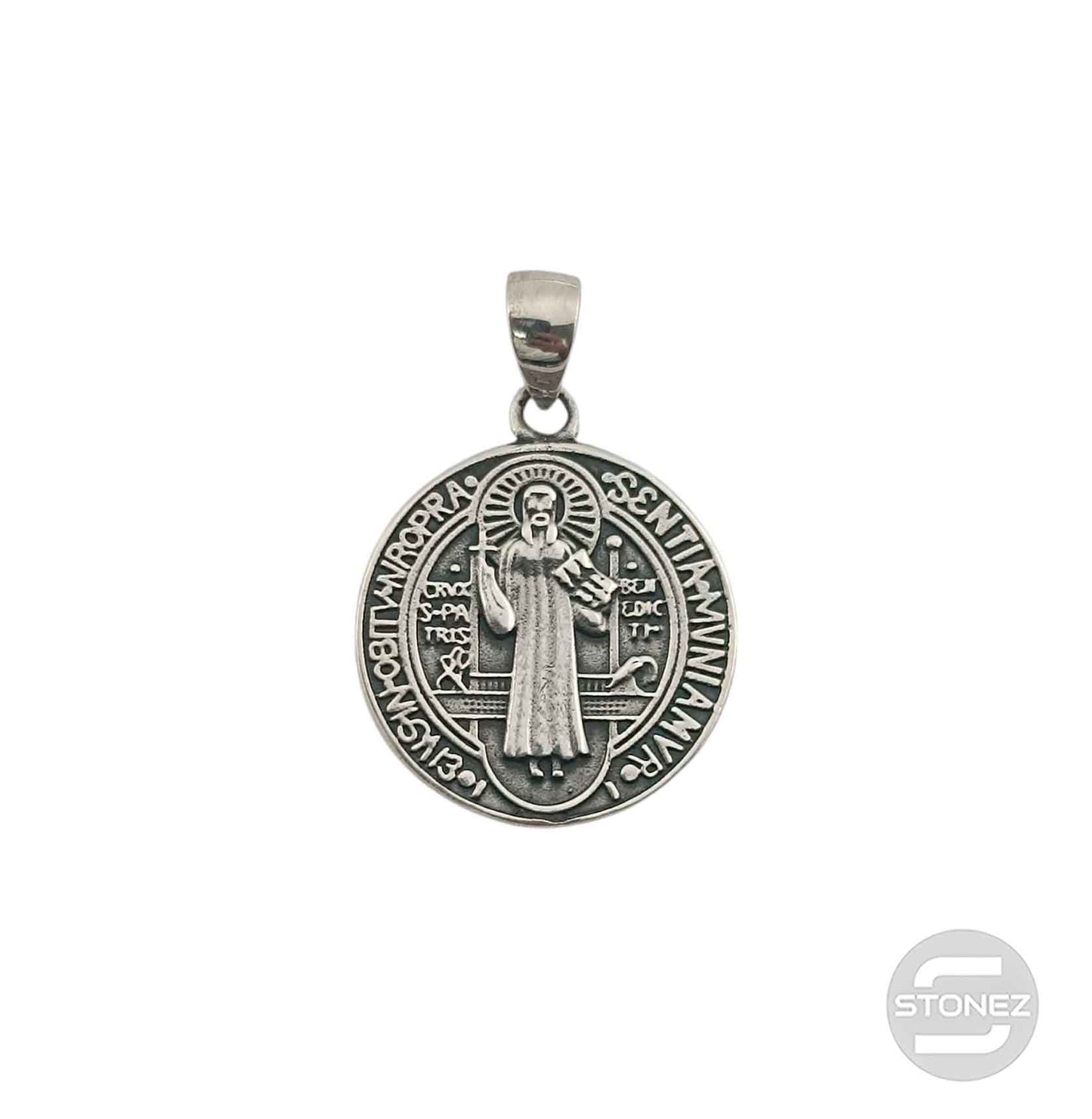 55970 Colgante De Plata 925 San Benito 21 mm