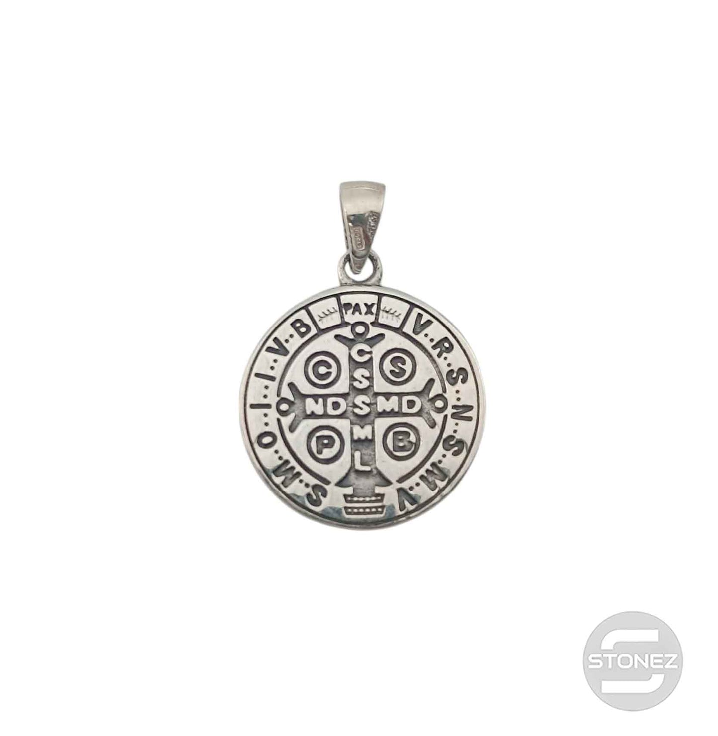 55970 Colgante De Plata 925 San Benito 21 mm