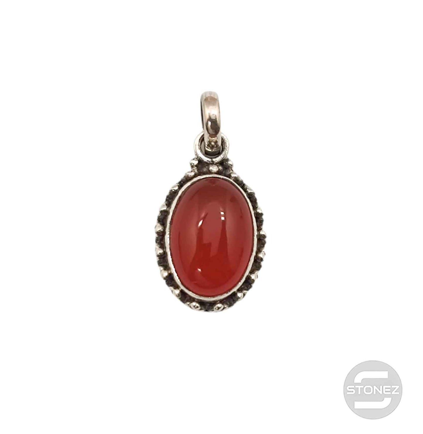 58228-07 Colgante Plata 925 Carneola 21 mm Aprox Forma Oval