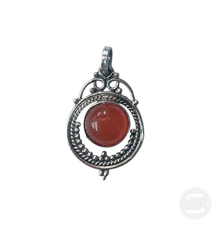 58241-07 Colgante Plata 925 Carneola 26 mm Aprox