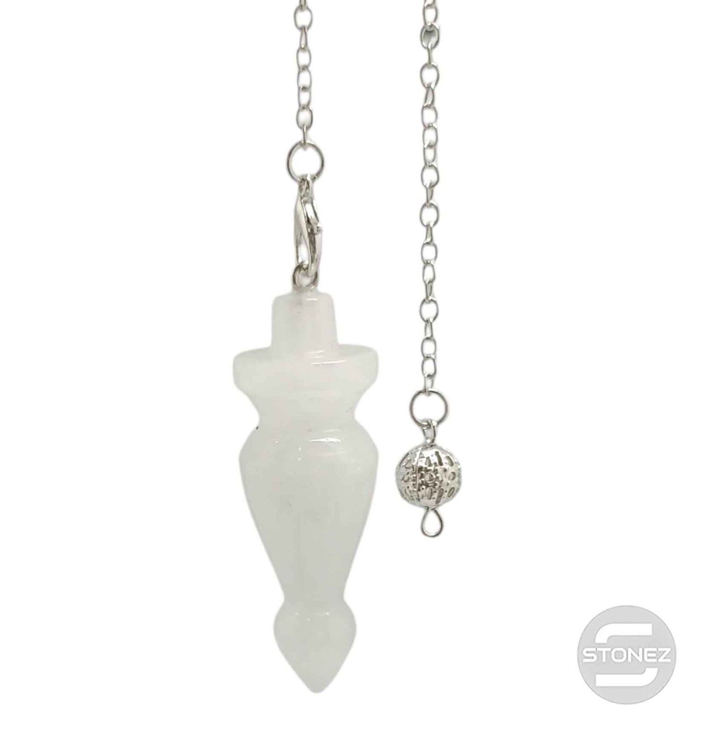 600102216-01 Péndulo Mineral Cuarzo Blanco 5,5 Cms Aprox