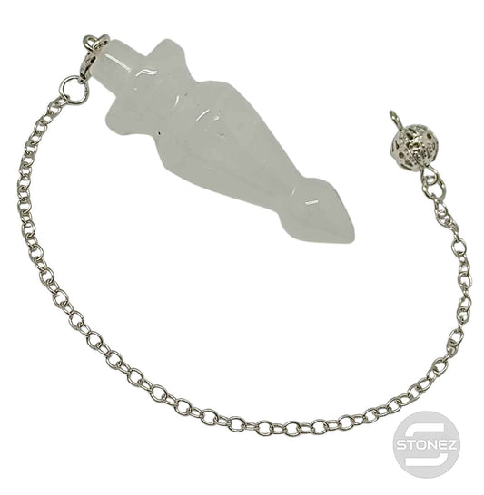 600102216-01 Péndulo Mineral Cuarzo Blanco 5,5 Cms Aprox