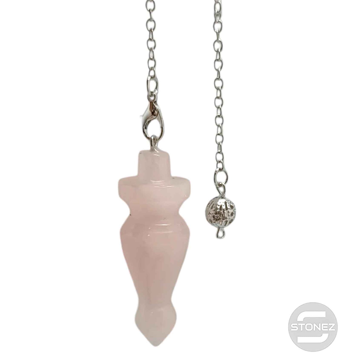 600102216-02 Péndulo Mineral Cuarzo Blanco 5,5 Cms Aprox