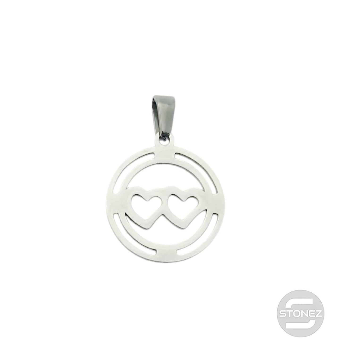 600102293-02 Colgante Acero Corazon 15 mm
