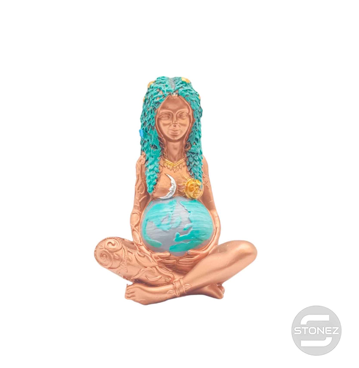 600102398 Figura En Resina Madre Tierra 11x8 Cms Aprox