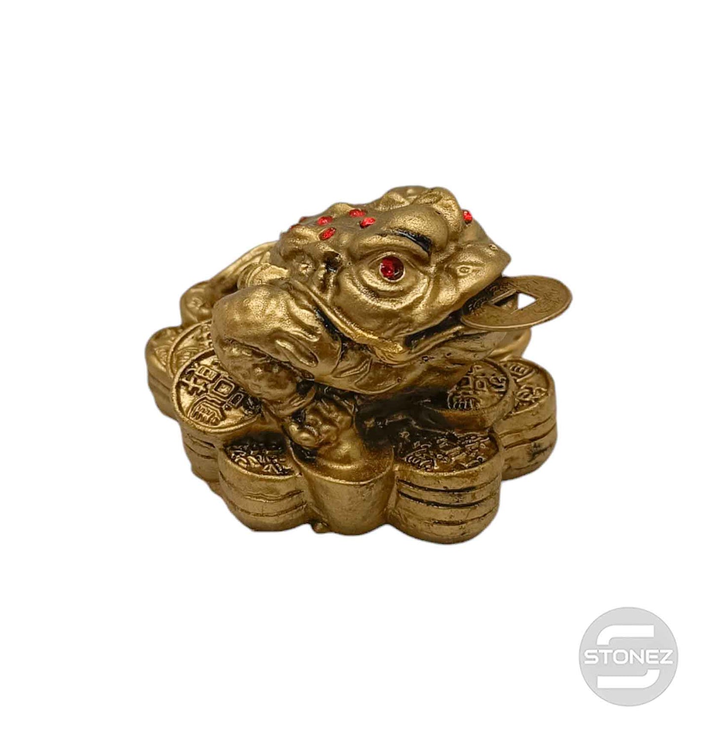 600102454 Rana 3 Patas De Feng Shui En Resina 7 Cms Aprox