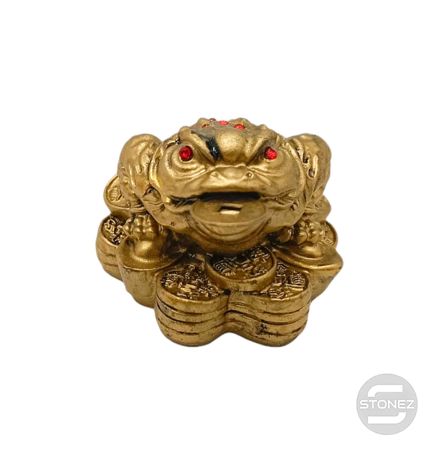 600102454 Rana 3 Patas De Feng Shui En Resina 7 Cms Aprox