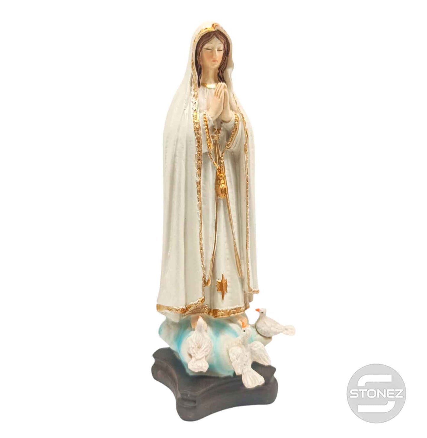 600103322 Figura En Resina Virgen De Fátima 20 Cms Aprox