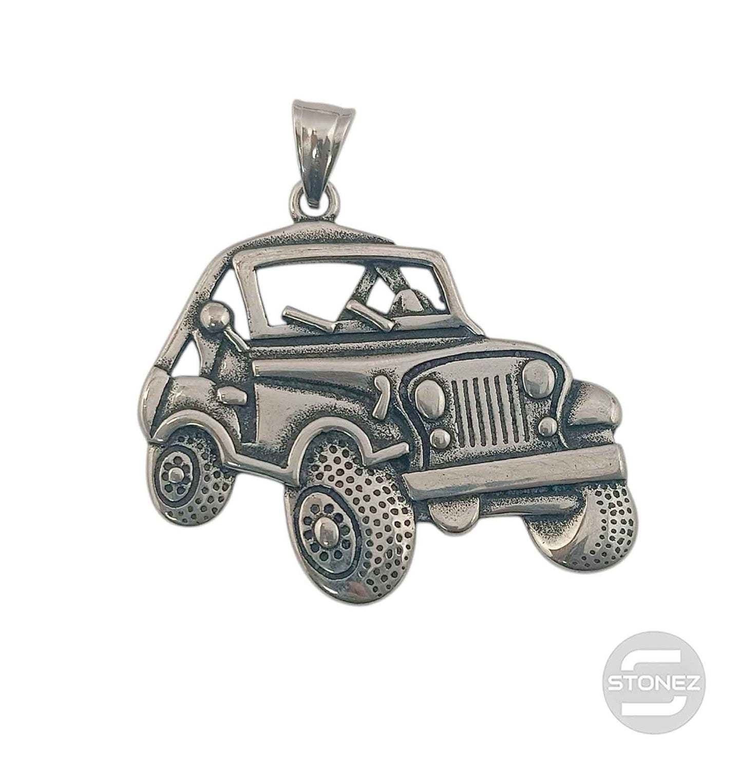 600103438-10 Colgante Acero Coche 4X4 50 mm